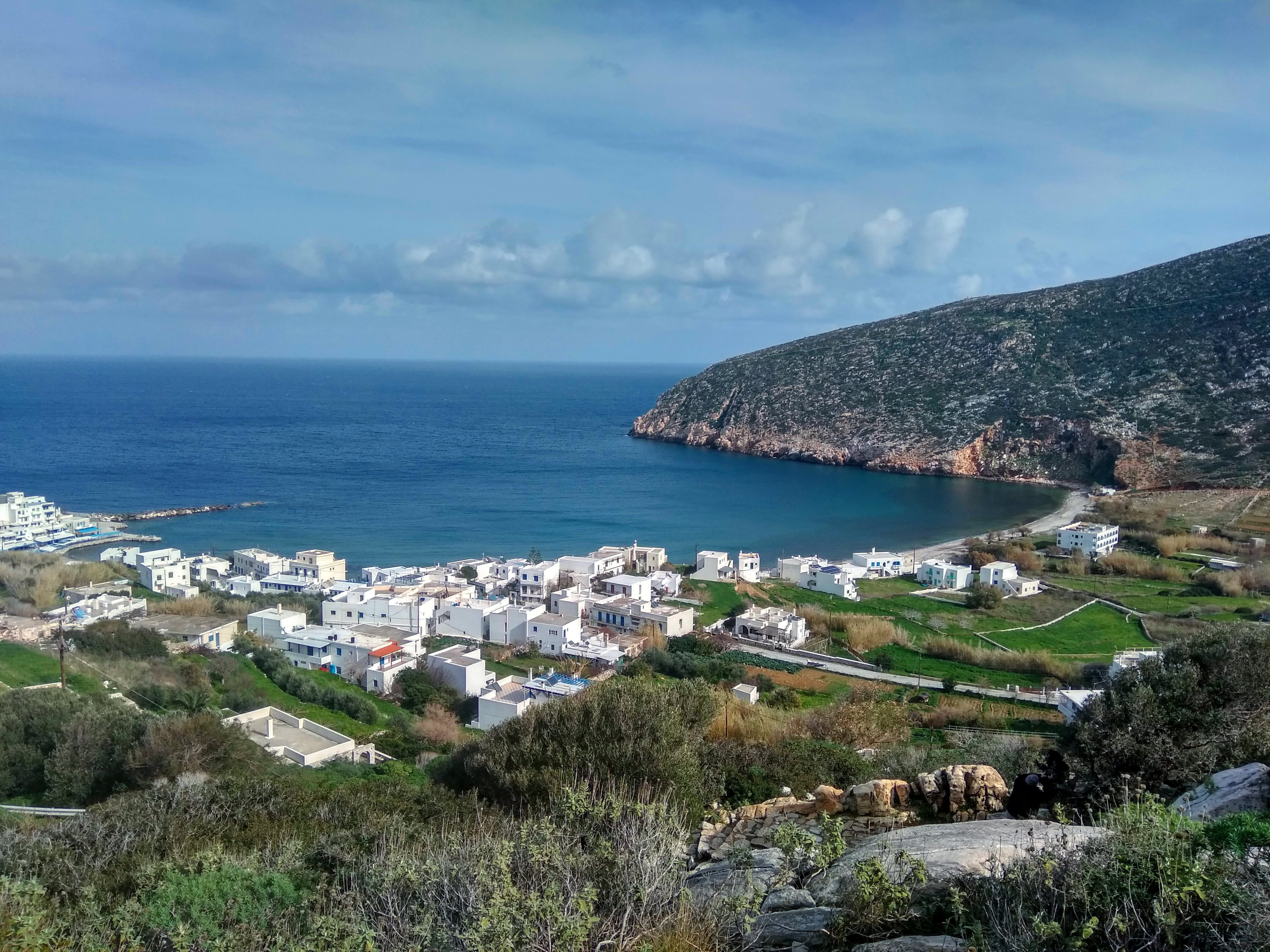 Apollonas village in Naxos