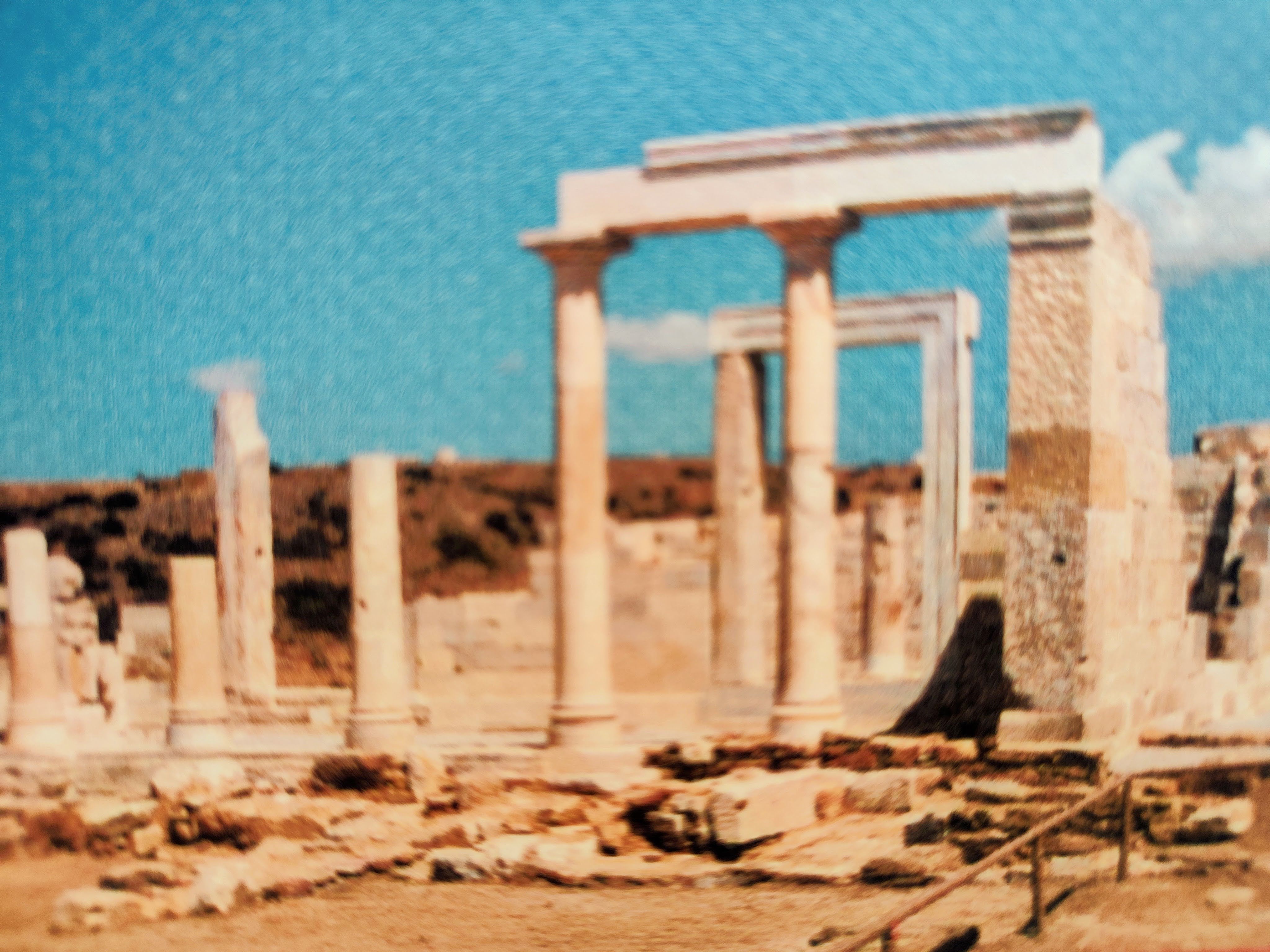 Temple of Demeter archaeological site in Naxos